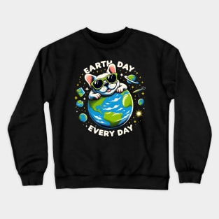 Funny Earth Day French Bulldog Lover Crewneck Sweatshirt